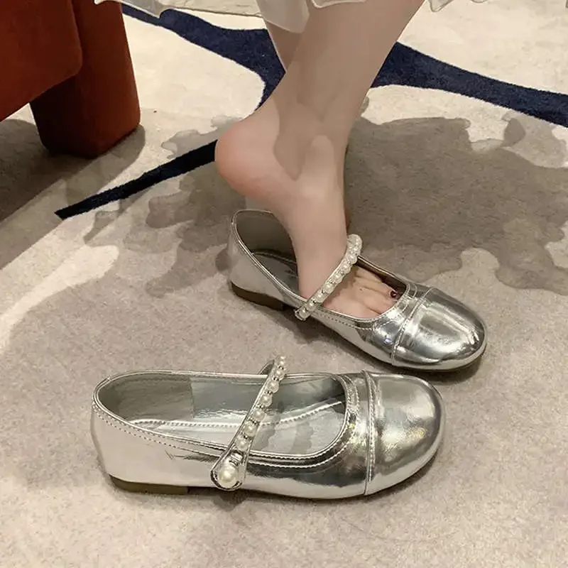 Женские туфли-оксфорды с украшением из жемчуга повседневные женские кроссовки