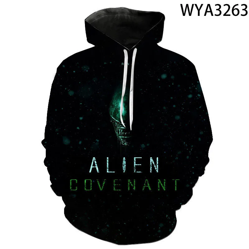 

New Casual 3D Printed Movie Alien Men Women Children Streetwear Hoodies Fashion Sleeve Boy Girl Kids Sweatshirts Cool Jacket