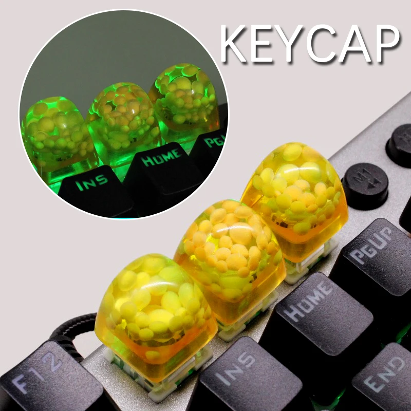 

For Cherry Mx Switch Cross Axis Mechanical Keyboard Keycap Personality 1u Resin Keycap Gift Decoration R4 ESC Key