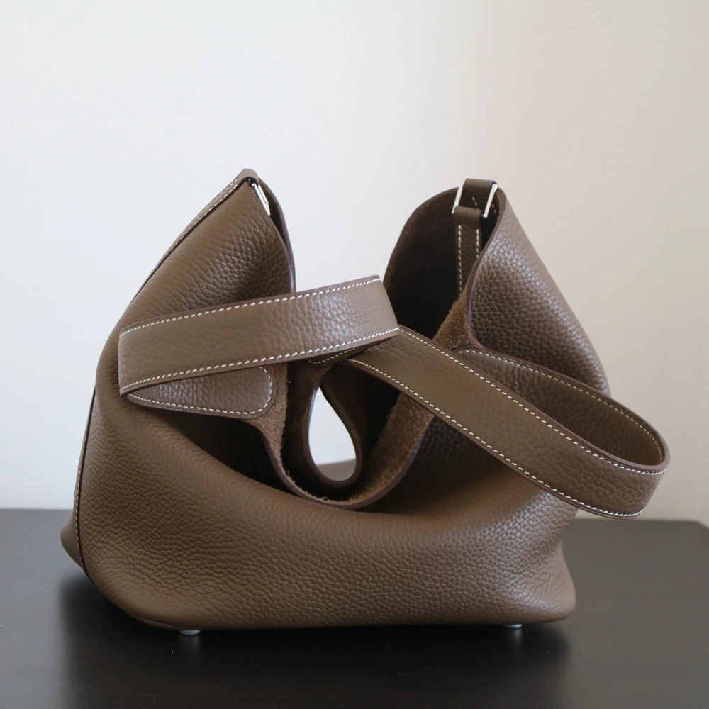 Высококачественная роскошная сумка-мешок из натуральной кожи женская сумка-тоут