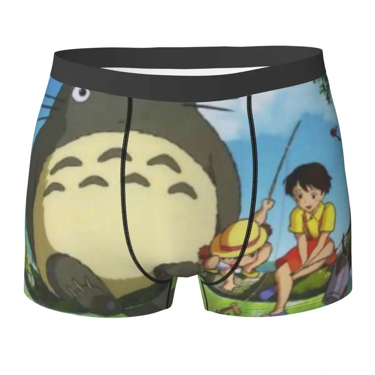 

Ghibli Underwear Totoro Design Boxershorts High Quality Males Panties Sexy Boxer Brief Birthday Gift