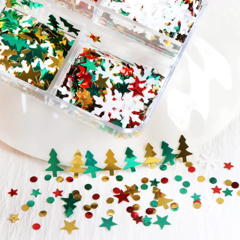 

Holographic Snowflake Sequins for Silicone Mold Filling Material Winter Christmas Epoxy Resin Craft Jewelry Making Accessories