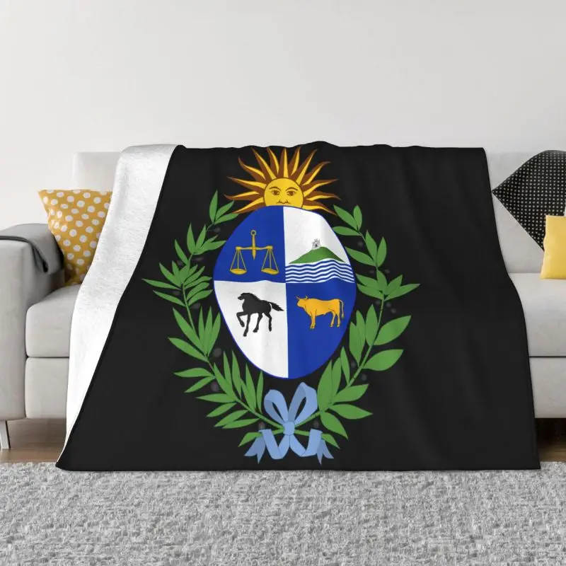

Warm Throw Blankets for Home Bed Couch Quilt Uruguay Blanket 3D Print Soft Flannel Fleece