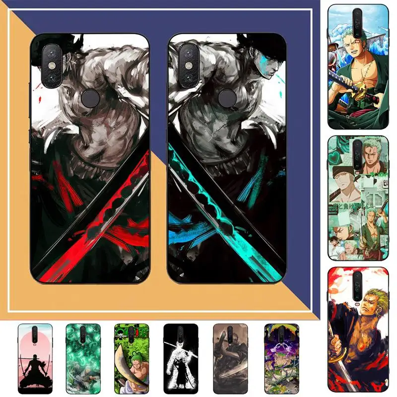 

BANDAI One Piece Roronoa Zoro Phone Case for Redmi Note 8 7 9 4 6 pro max T X 5A 3 10 lite pro