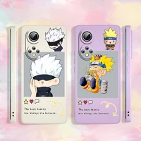 good looking naruto cartoon character for huawei honor x20 30 30s v30 pro 50 pro se lite 60 pro se play3 liquid rope phone case