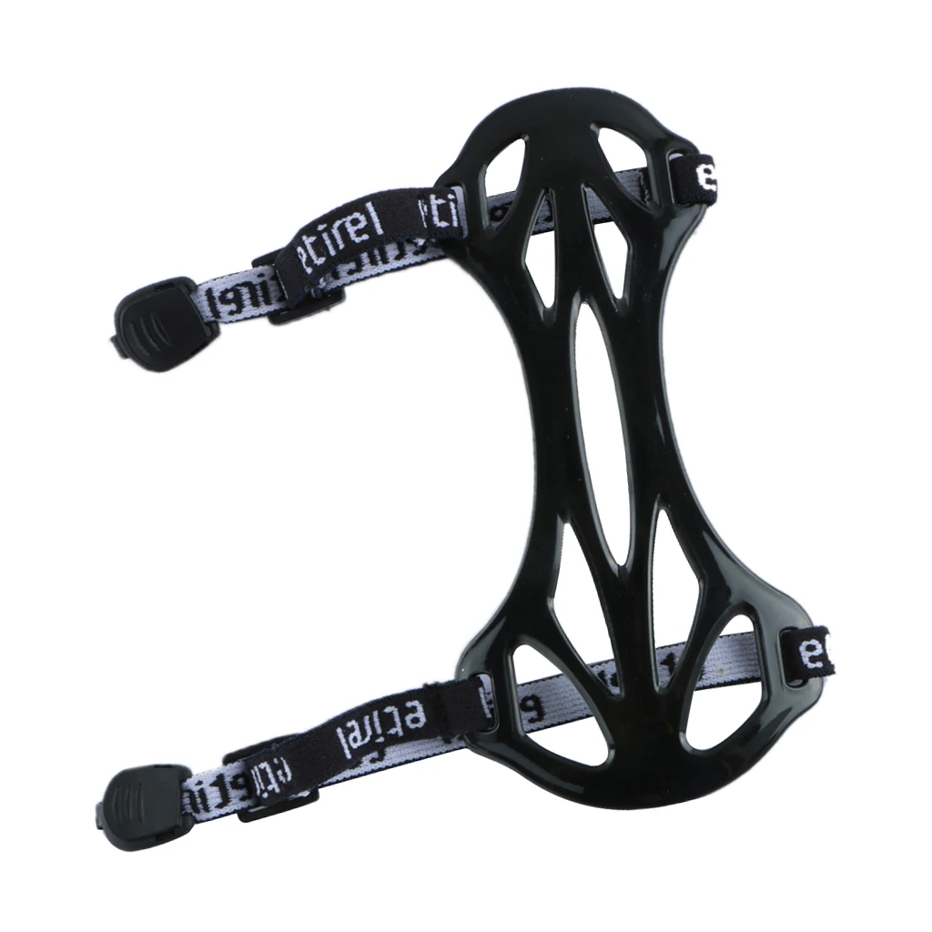 

Archery Bow Arm Guard Protective Gear Carbon Fiber Protection with 2 Straps