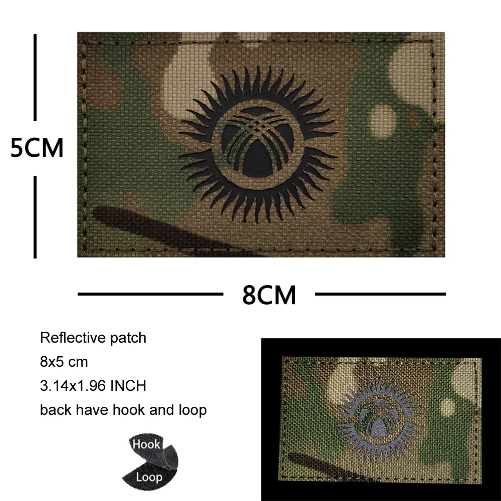 Лидер продаж Ближний Восток арабский флаг сумка аксессуар нашивка 3D из ПВХ