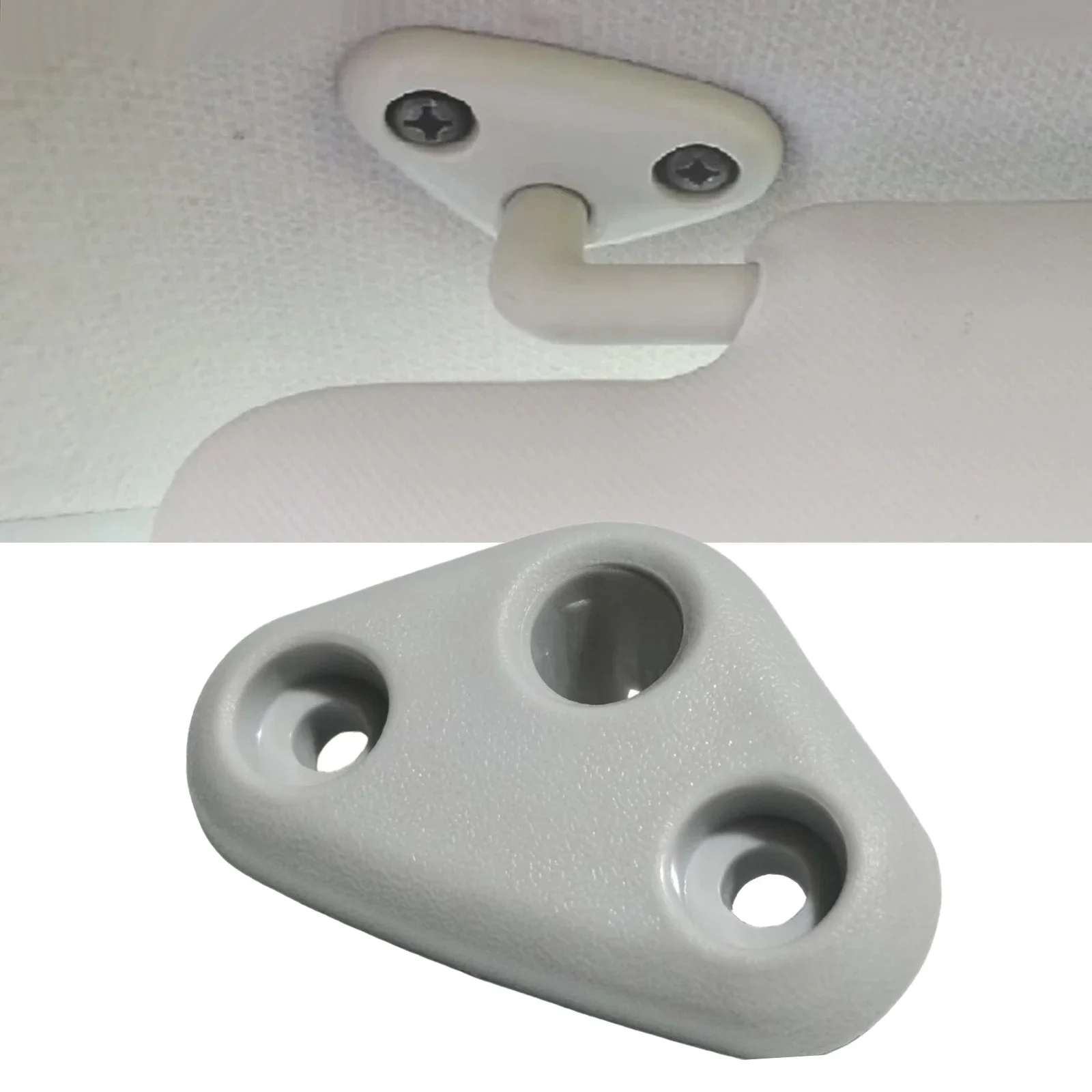 

Автомобильный кронштейн для ремонта солнцезащитного козырька, серый, со стороны водителя для Forester, Impreza, Crosstrek, зажим для крепления солнцезащитного козырька, аксессуары