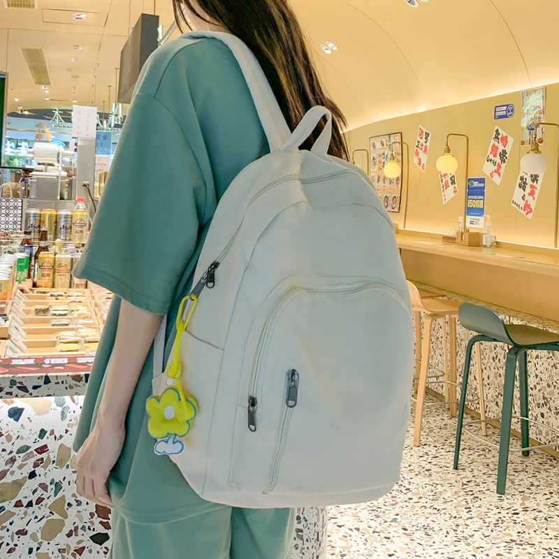 

2022 холщовый рюкзак унисекс, модный студенческий школьный ранец для колледжа, дизайнерский дорожный рюкзак, женская сумка для книг, сумки дл...