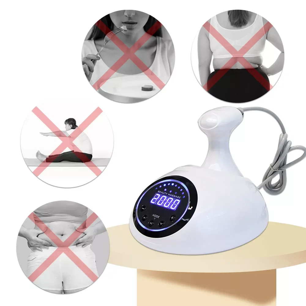 

Upgrade 60K Cavitation Powerful Ultrasound Ultrasonic Weight Loss Body Slimming Machine Anti-Cellulite Remove Fat Burner Device