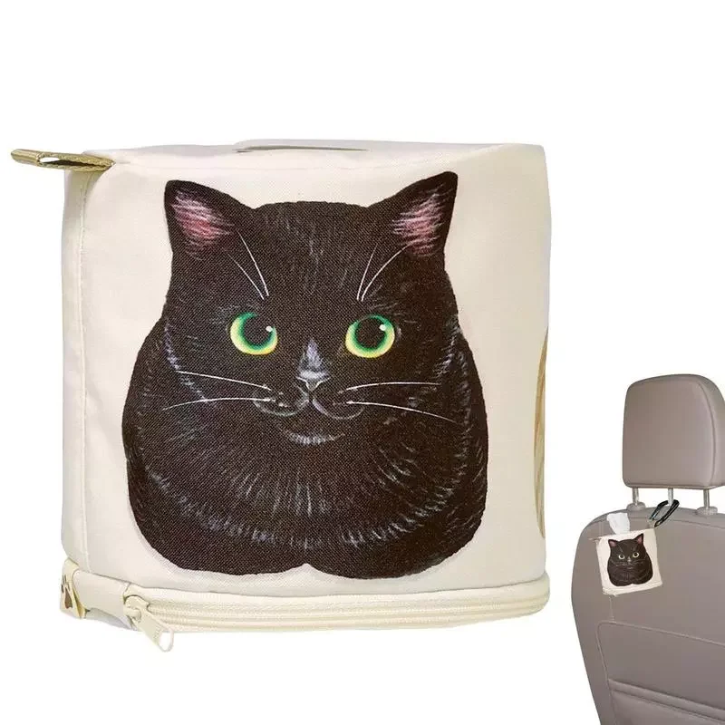 

NEW2023 Tissue Box Cover Tissue Dispenser Box Storage Bag Cute Napkin Holder Pumping Paper Case Dispenser For Cars Desks And