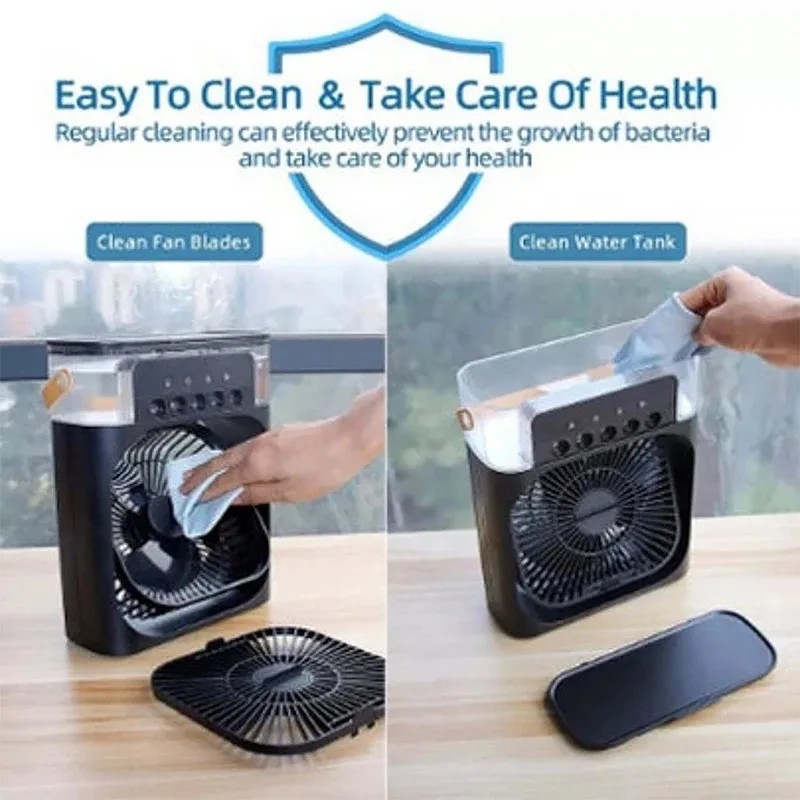 Компактный портативный кондиционер мини-трехскоростной вентилятор с