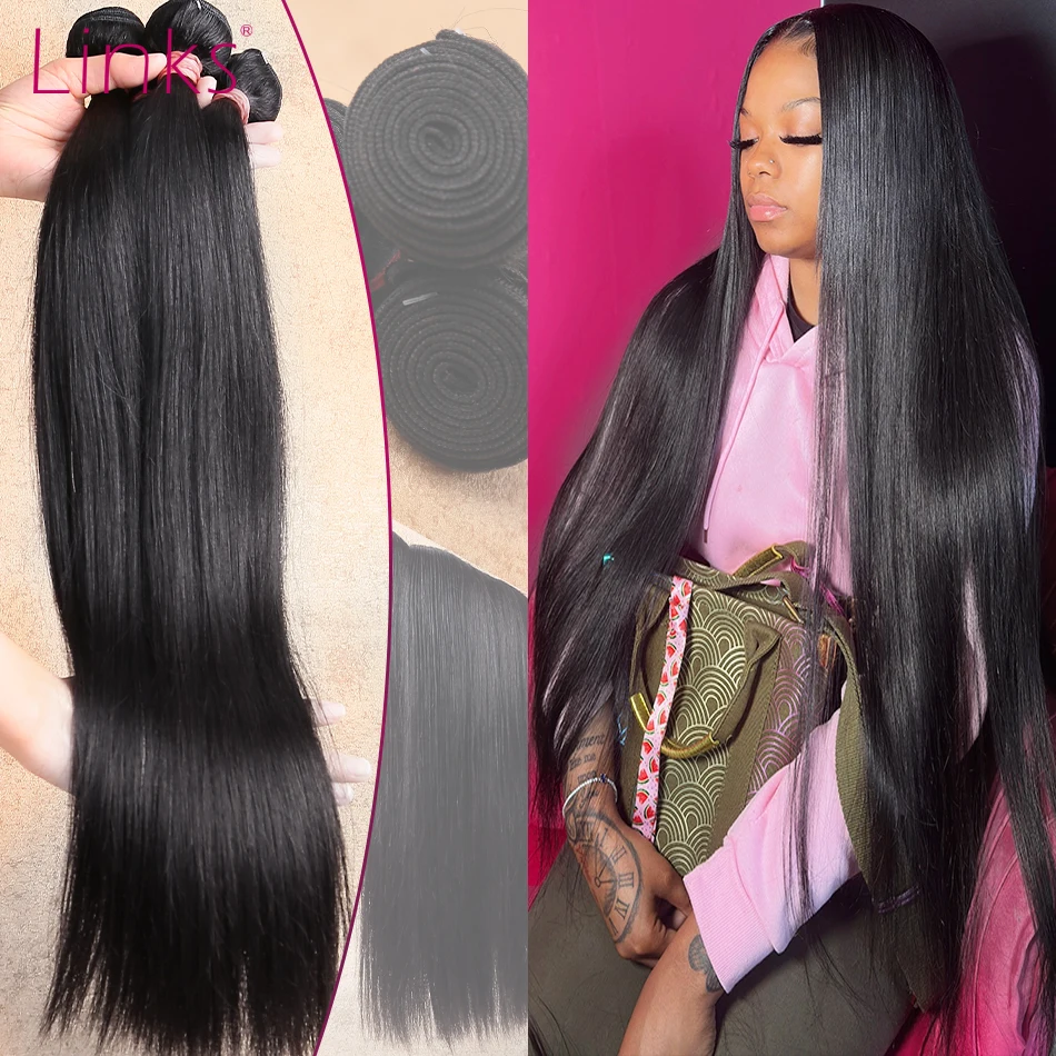 Звеньевые бразильские вьющиеся человеческие волосы звеньевые прямые