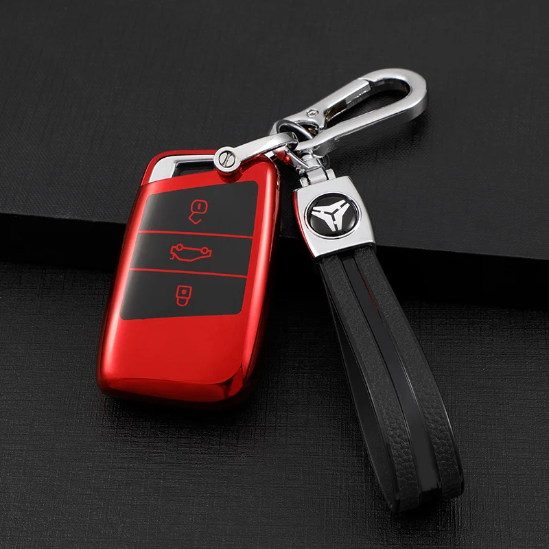 

TPU Car Remote Key Cover Case for Volkswagen VW Magotan Passat B8 Golf for Skoda Superb A7 Bag Shell Fob Holder Protector