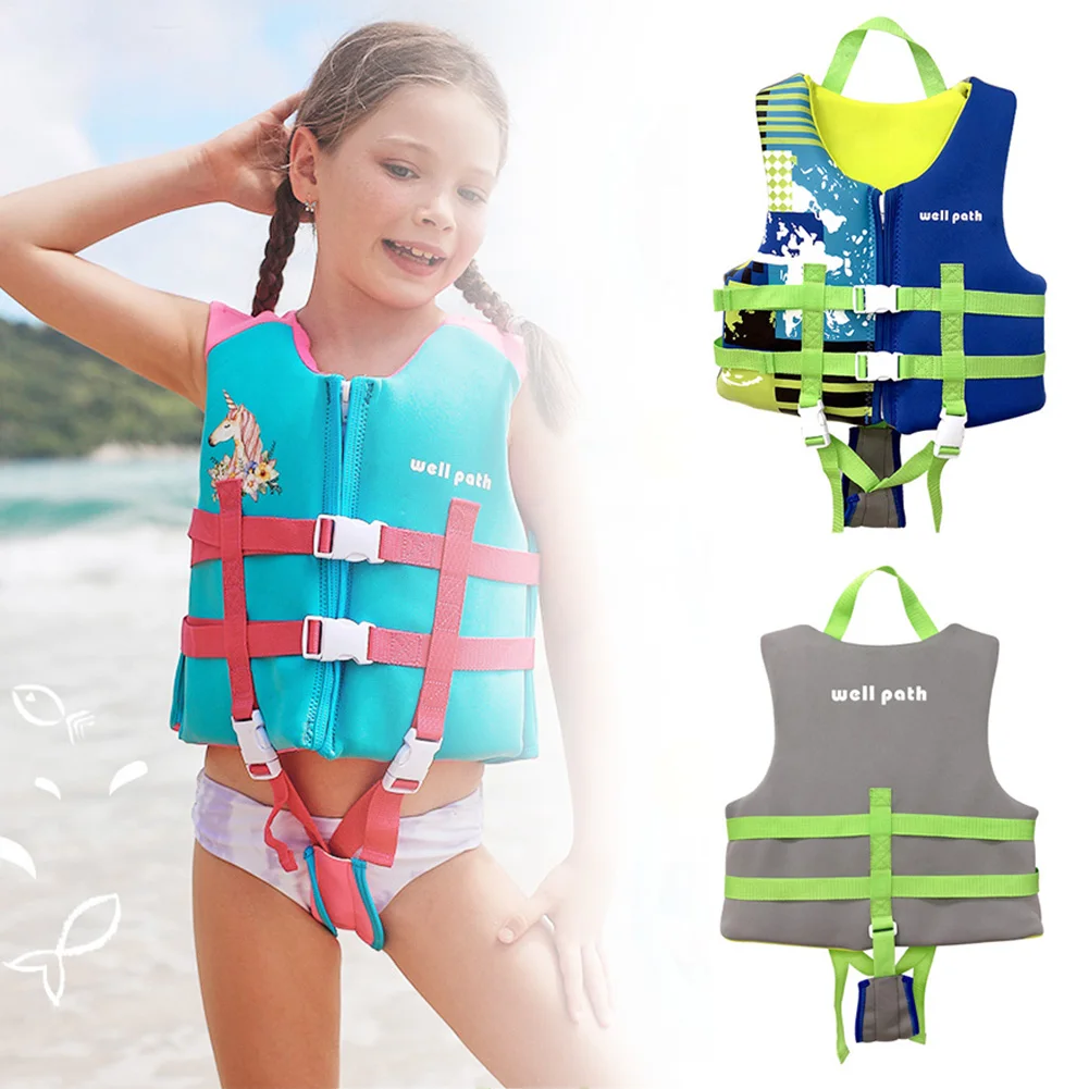 

Youth Life Vest Outdoor Professional Life Jacket Swimwear Kids Swimming Survival Vest Surfing Motion Water Safety Products