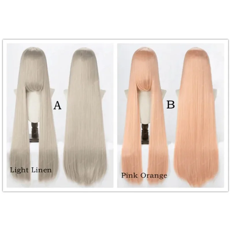 24 цвета 100 см длинный прямой парик для косплея термостойкие синтетические волосы