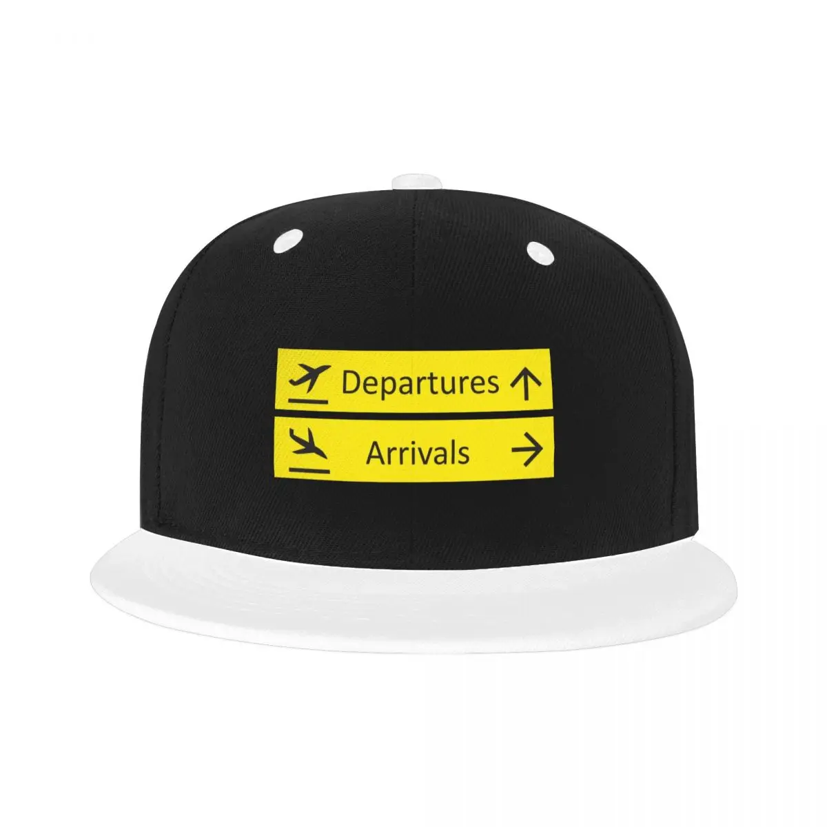 

Classic Departures And Arrivals Airport Sign Hip Hop Baseball Cap Men Women Breathable Airplane Aviator Plane Dad Hat Snapback