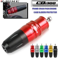 cnc motorcycle crash pads exhaust sliders frame protector for honda cb1300 abs cb 1300 2003 2004 2005 2006 2007 2008 2009 2010