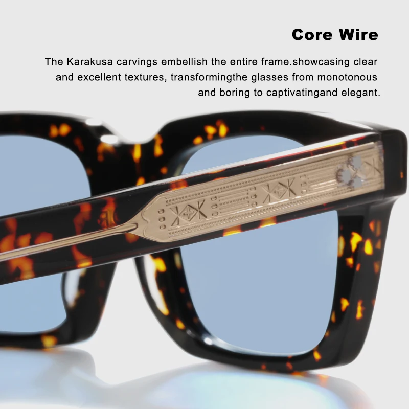 Роскошные брендовые солнцезащитные очки мужские ацетатные ручной работы