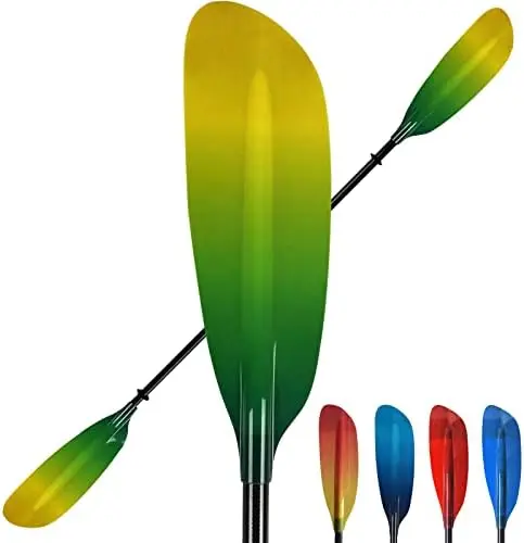 

Carbon Kayak Paddles Carbon Fiber Shaft and Fiberglass Blades, Adjustable Floating Kayaking Oars for Boating, Canoeing, 86.5" p