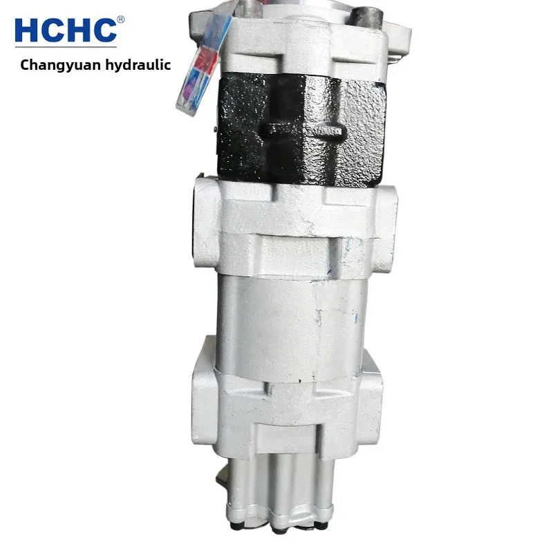 Фото Гидравлический шестеренчатый насос HCHC Changyuan, тройной насос CBHZLNA-G32/F08/A08, с логотипом Hefei №4