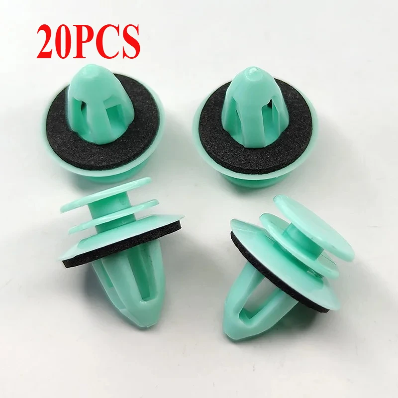 

20 шт., зажимы для обшивки дверной панели для Mercedes Benz W140 W163 S320, зажимы для отделки зеленой внутренней панели дверной карты, крепежные зажимы