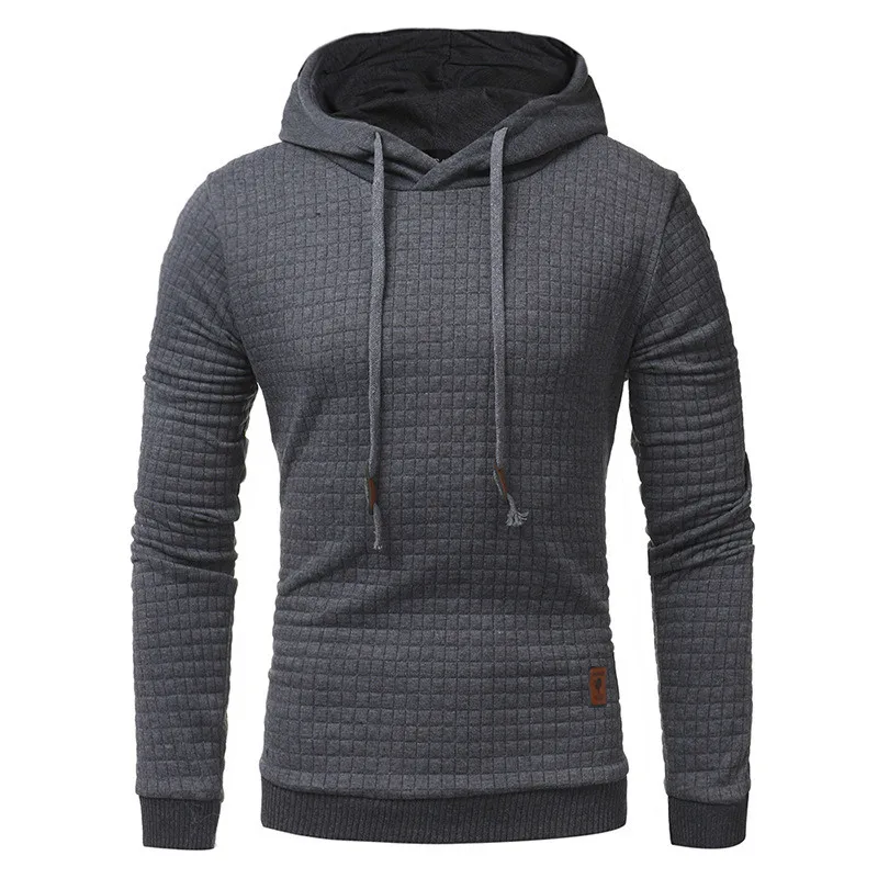 10% OFF M-3XL мужские толстовки с капюшоном и свитшоты новый тонкий и плотный пу