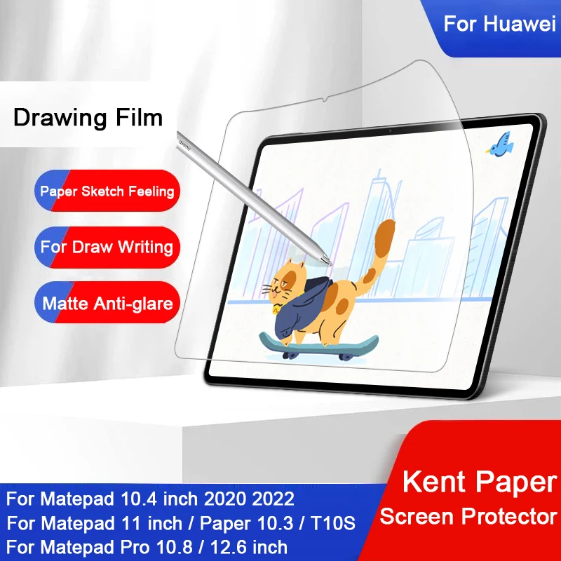 Drawing Film For Huawei Matepad 11 10.4 Pro 10.8 12.6 Honor Pad 8 12 inch SE 10.4