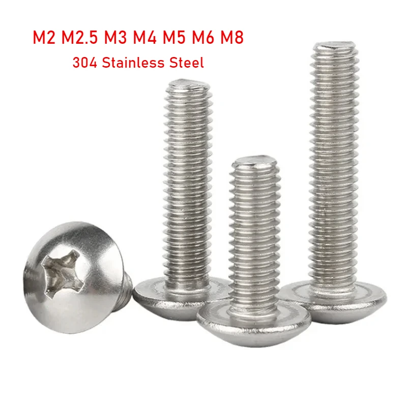 

Болты из нержавеющей стали M2-M8
