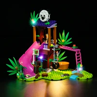 vonado led light kit for 41422 panda jungle tree house building blocks set not include the model bricks toys for children