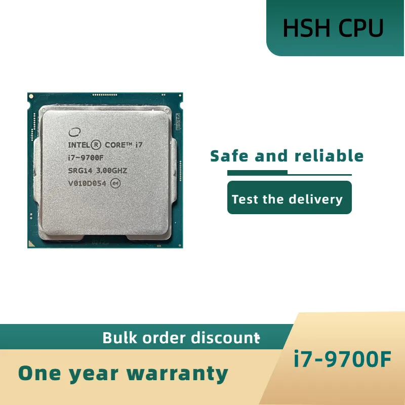 

Intel Core i7-9700F i7 9700F 3.0GHz Eight-Core Eight-Thread CPU Processor 12M 65W PC Desktop LGA 1151