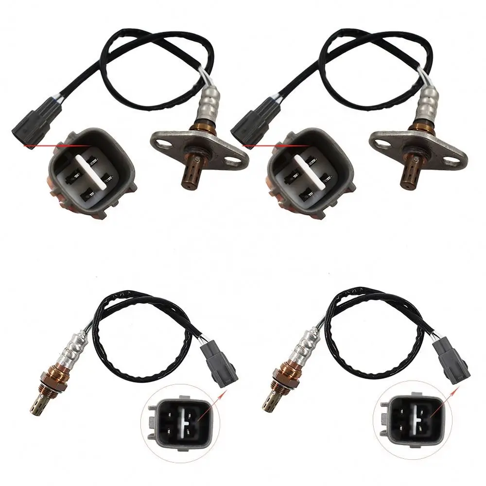 

4X Oxygen Sensor for TOYO-TA Tundra 03-04 Sequoia 01-04 4.7L RWD 234-4161+234-4169