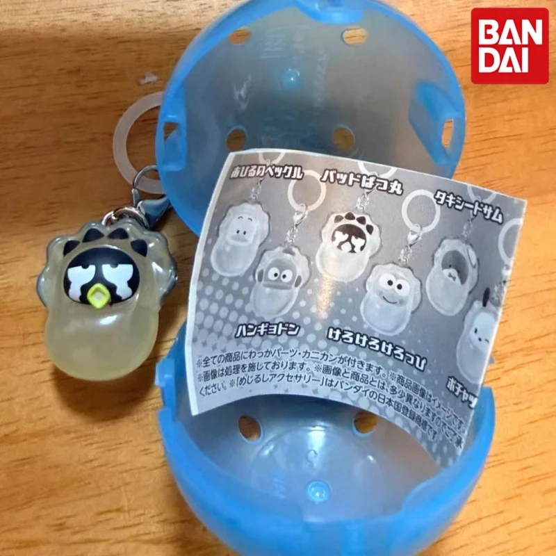Фото Брелоки-сюрпризы Bandai Sanrio Hapidanbui Gashapon: милые Хангёдон, Тукседо Сэм, Кероппи, Почакко, Бад Бадц-Мару для сумок и рюкзаков №4