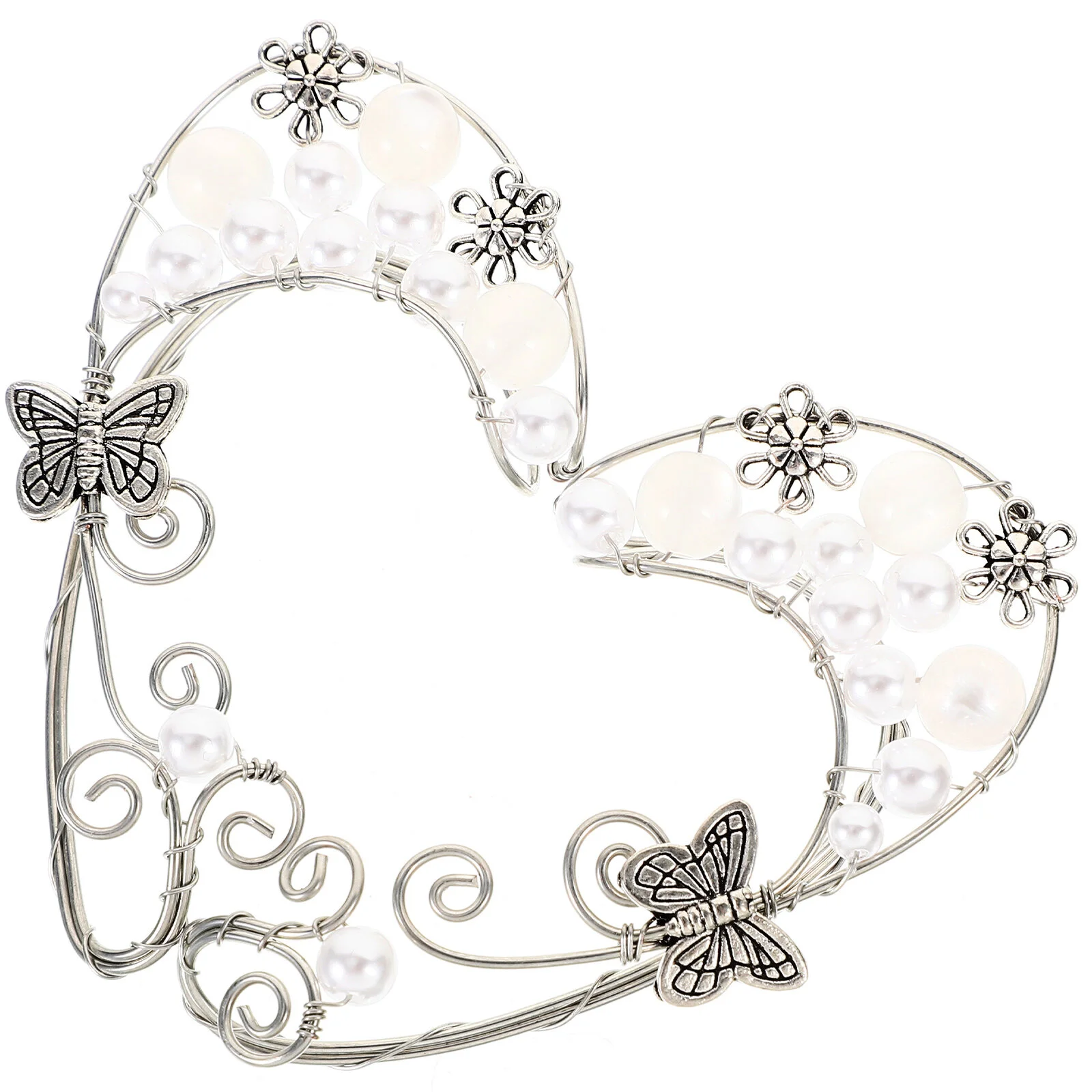

1 Pair of Flower Elf Ear Cuffs Non-pierced Clip Earrings Women Fairy Elf Ears Jewelry
