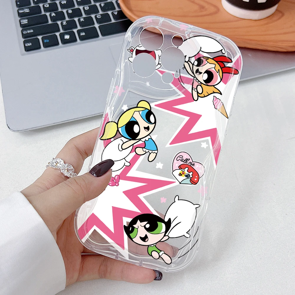 Чехол для телефона Cool Girl P-Powerpuffs для Samsung Galaxy A57 A56 A55 A54 A53 A52 A37 A26 A25 A17 A16 A07 A06 4G 5G 3D Wave Cover (art.: 3920d9cc7fac4) - 3920d9cc7fac4