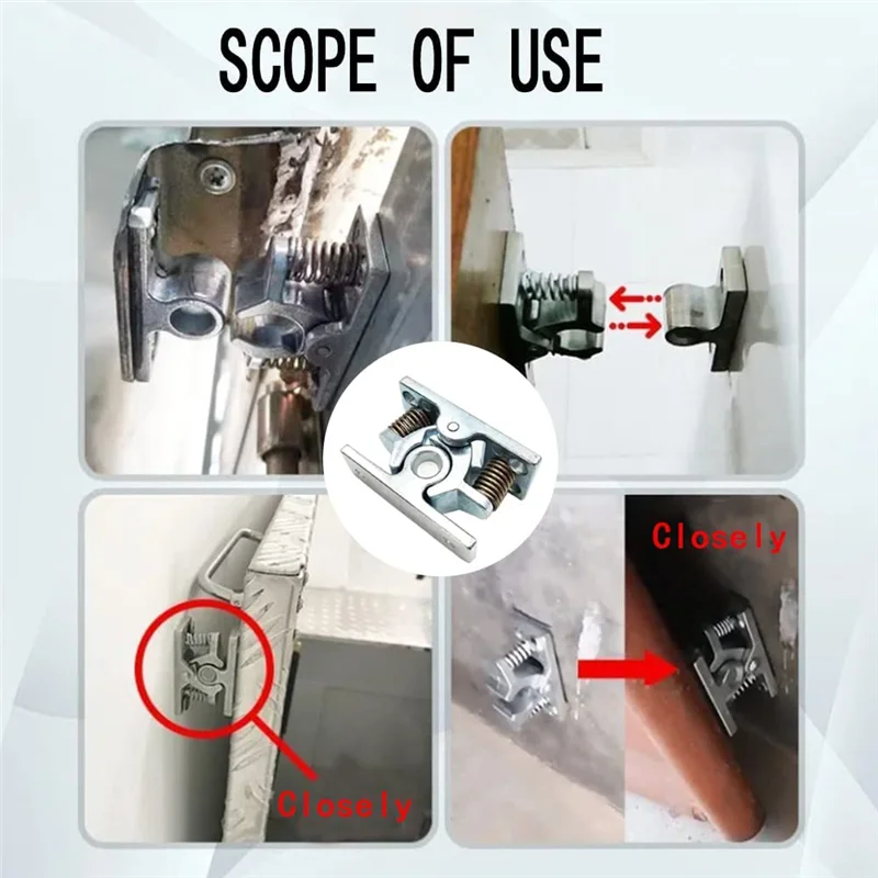 1 шт. подпружиненная дверь легкий замок стопорный зажим двойной роликовый (Mp-4)