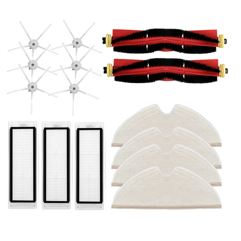 

Main Side Brush Hepa Filter Mop Kit For Xiaomi Mi Vacuum 1S Robot For Roborock S50 S51 S55 S6 T4 T6 T60 T61 T65 Parts