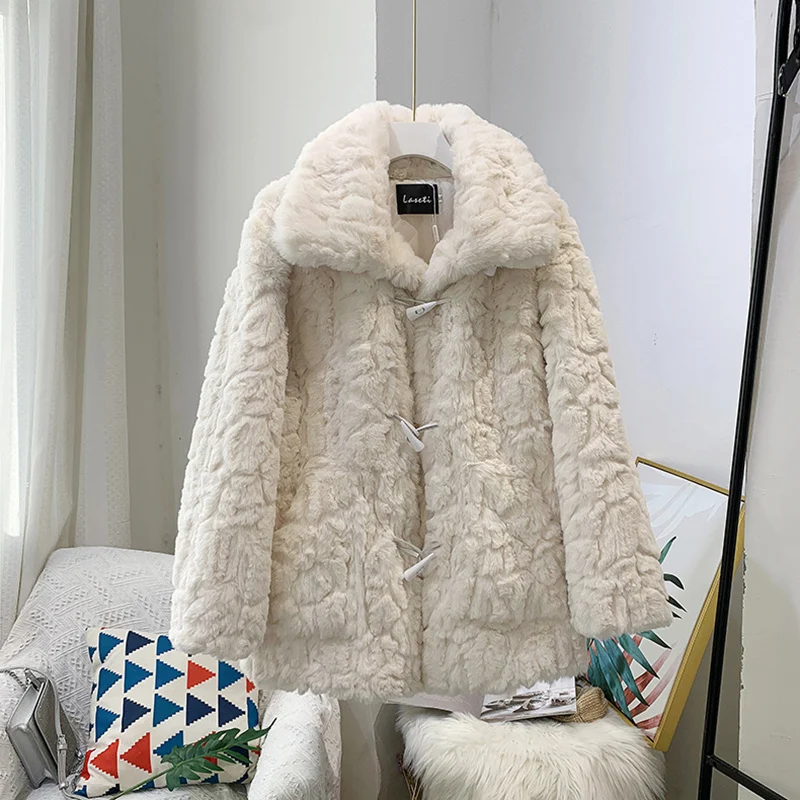 Fur Coat Women's Coat h Jacket Female Coat Winter Women's Jacket Women's Winter Coats 2022 Fur Coat Women Teddy Bear Coat
