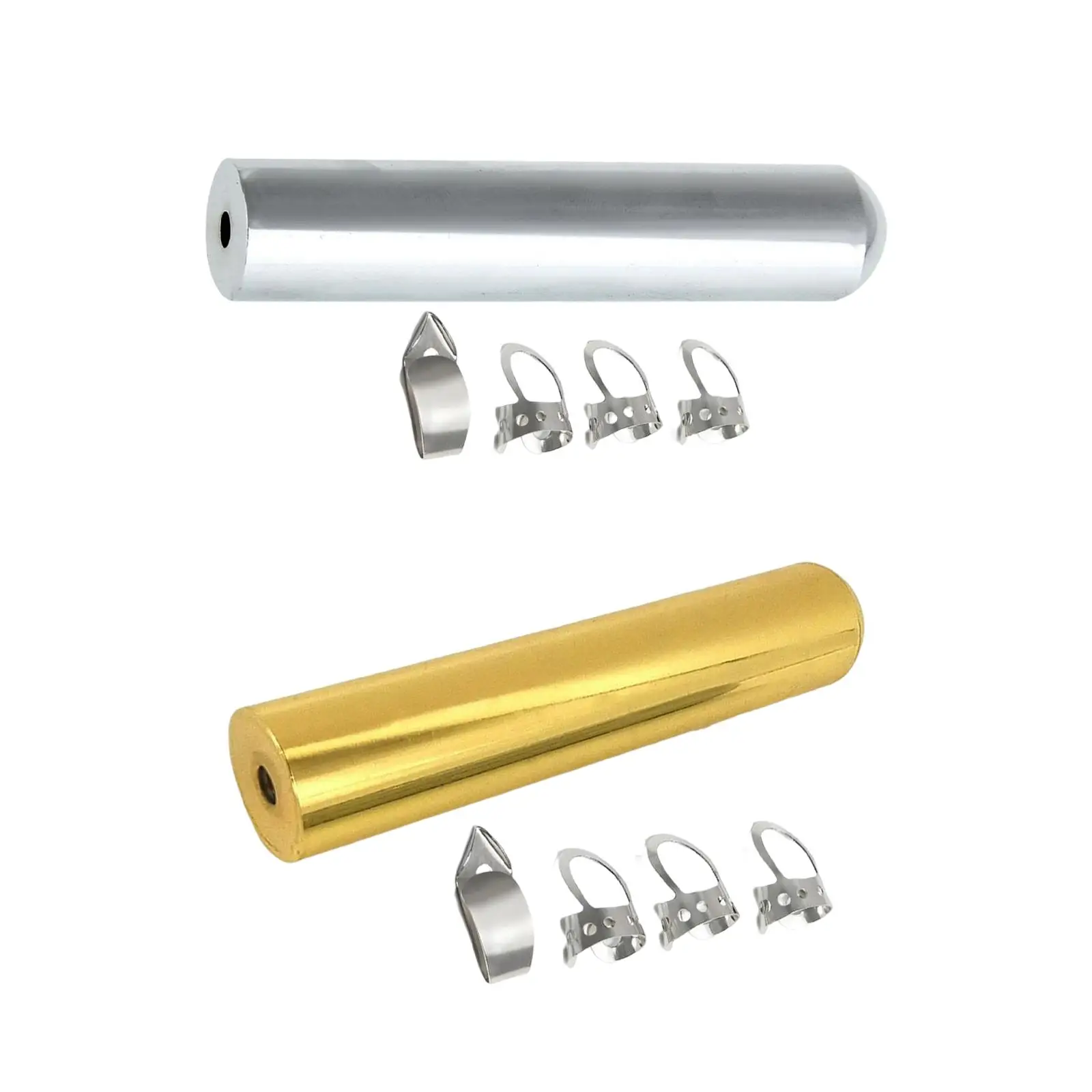 

Solid Steel Guitar Roundnose Bar Slide Acoustic Tonebar for Pedal Steel, Dobro and Hawaiian Type Guitars, 83mm