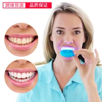 auquest mini bluetooth light led home cold light teeth brightening to remove tooth easy carring stains whitening 30g