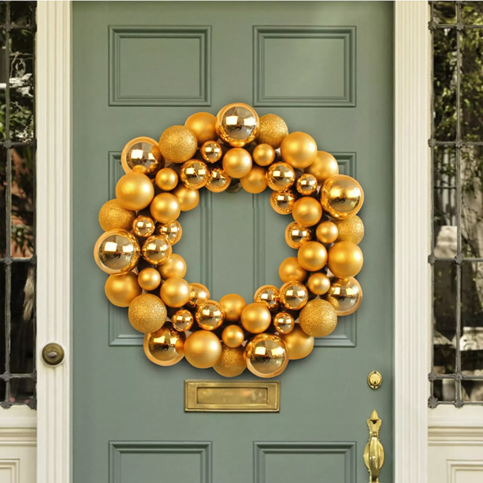 

Wall Decor Decor Door Garland Garland Window Wreath Hanging Front Wedding Party Home Decorative Large Lighted Wreath Outdoor