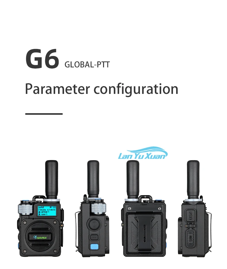 Фото Новый дизайн TXQ G6 LTE 4G с поддержкой Wi-Fi, глобальная связь PTT на 200 км, миниатюрная рация с дальним радиусом действия для связи. №3