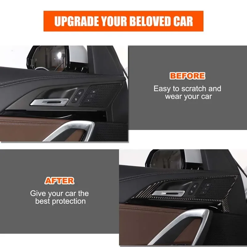 Для BMW iX1 X1 X2 U10 U11 F39 2023 + внутренняя ручка двери автомобиля декоративная рамка