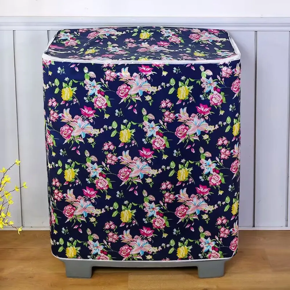 Водонепроницаемый чехол для стиральной машины с цветочным принтом