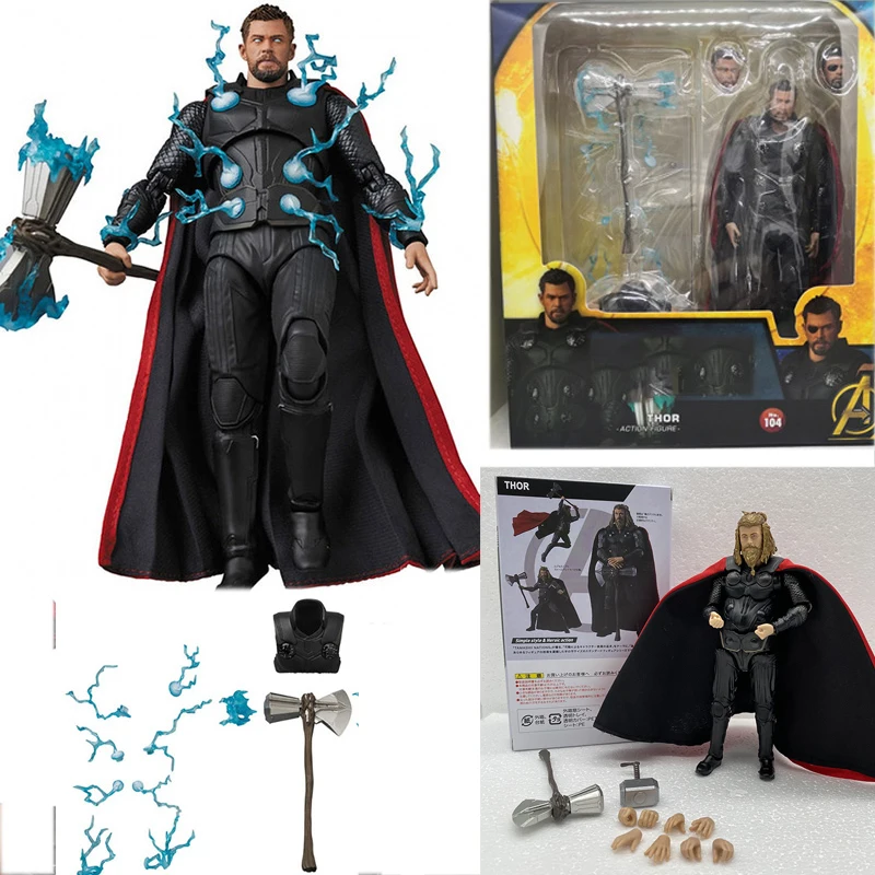 SHF Mafex Thor 104 фигурка Коллекционная модель игрушка Рождественский подарок | Игрушки