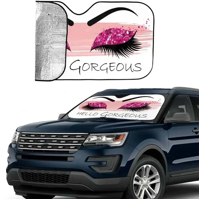 Розово-красная тушь для ресниц солнцезащитный крем капот автомобиля летняя