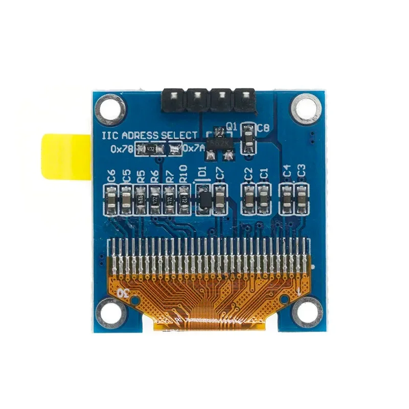 Фото 0,96-дюймовый OLED-дисплей IIC Serial White OLED Display Module 128X64 I2C SSD1306 12864 LCD Screen Board GND VDD SCK SDA для Arduino №3
