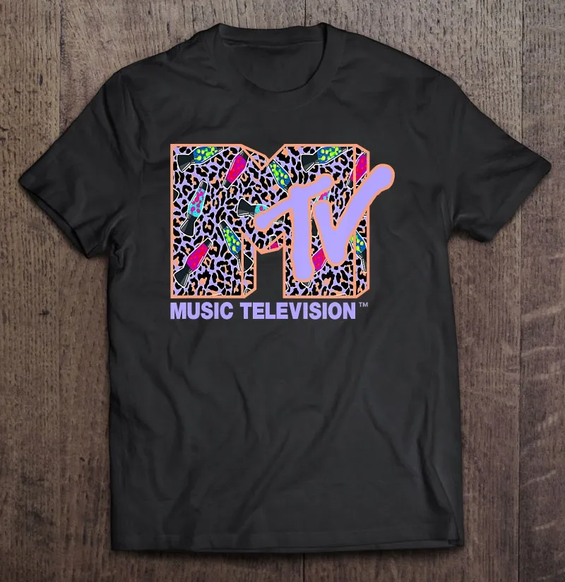 

Футболка Mtv - Women Mtv 90's с леопардовым принтом, с логотипом лавы и лампы, Мужская одежда, мужская футболка, футболка большого размера, футболка в...