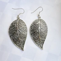 new products hot selling fashion trend jewelry creative design tree leaf pendant earring jewelry