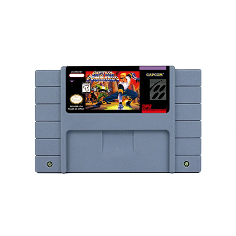 

Экшн-игра «Капитан Коммандо» для SNES 16 BitRetro корзина подарок для детей